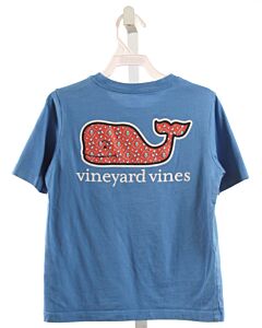 VINEYARD VINES  BLUE  PRINT  T-SHIRT