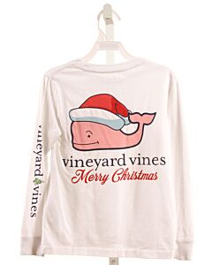 VINEYARD VINES  WHITE  PRINT  T-SHIRT