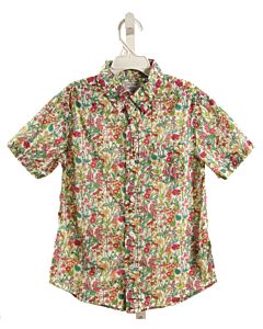 J. CREW  GREEN  FLORAL  DRESS SHIRT