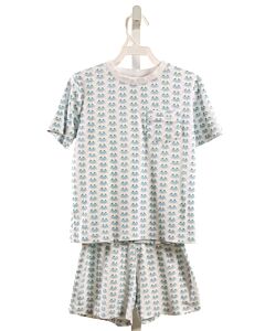 LILA + HAYES  AQUA  PRINT  LOUNGEWEAR