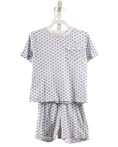 LILA + HAYES LT BLUE PRINT LOUNGEWEAR