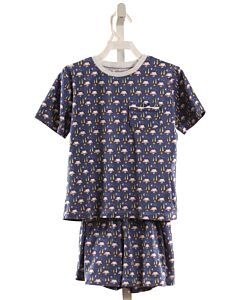LILA + HAYES  NAVY  PRINT  LOUNGEWEAR