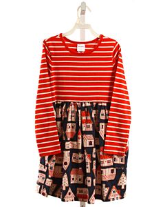 HANNA ANDERSSON  RED  STRIPED  KNIT DRESS