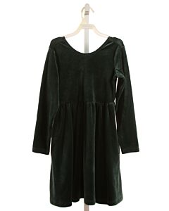 HANNA ANDERSSON  FOREST GREEN VELOUR   PARTY DRESS