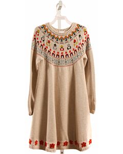 HANNA ANDERSSON  BROWN    KNIT DRESS