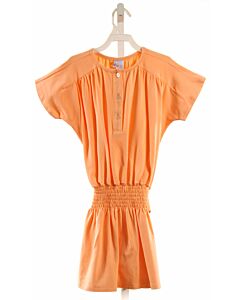 BELLA BLISS ORANGE SMOCKED KNIT DRESS