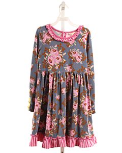 MATILDA JANE  PINK KNIT FLORAL PRINTED DESIGN DRESS