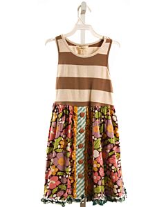 MATILDA JANE  MULTI-COLOR  FLORAL  DRESS WITH RUFFLE