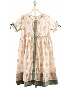 SUGAR DUMPLIN'  OFF-WHITE  FLORAL  DRESS