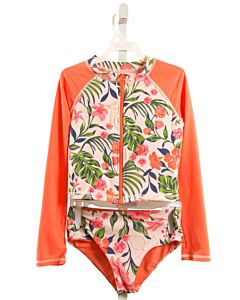 C&C CALIFORNIA  PINK  FLORAL  2-PIECE SWIMSUIT
