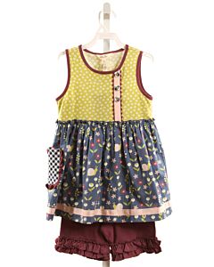 MATILDA JANE  MULTI-COLOR  FLORAL  2-PIECE OUTFIT