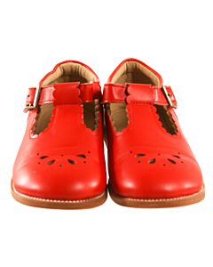 FELIX & FLORA RED MARY JANES *THIS ITEM IS GENTLY USED WITH MINOR SIGNS OF WEAR (MINOR CRASE) *EUC SIZE TODDLER 13