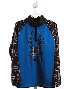 SPYDER  BLUE KNIT   PULLOVER