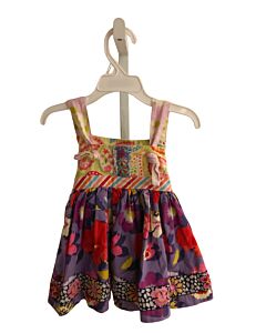 MATILDA JANE  MULTI-COLOR  FLORAL  SLEEVELESS SHIRT