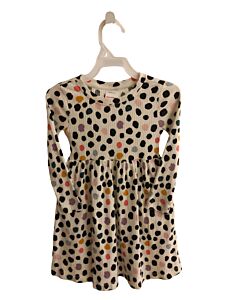HANNA ANDERSSON  WHITE  POLKA DOT  KNIT DRESS