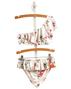 STELLA COVE  WHITE  FLORAL  2-PIECE SWIMSUIT