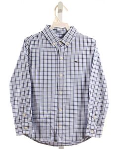 VINEYARD VINES  LT BLUE  PLAID  DRESS SHIRT