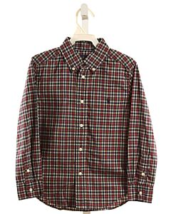 RALPH LAUREN  MULTI-COLOR  PLAID  DRESS SHIRT