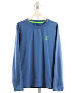 VINEYARD VINES  BLUE    KNIT LS SHIRT