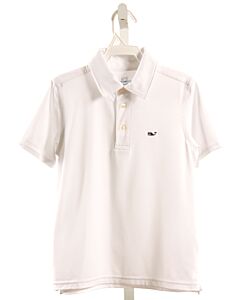 VINEYARD VINES  WHITE    KNIT SS SHIRT