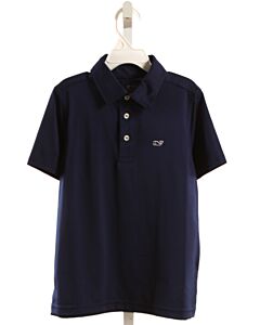 VINEYARD VINES  NAVY    KNIT SS SHIRT