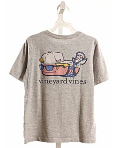VINEYARD VINES  GRAY   PRINTED DESIGN T-SHIRT