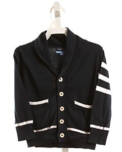 ANDY & EVAN  BLUE  STRIPED  CARDIGAN