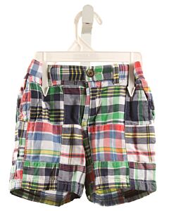 RALPH LAUREN BLUE PLAID SHORTS