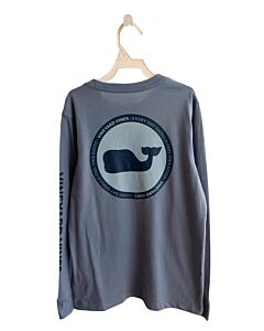 VINEYARD VINES  BLUE    KNIT LS SHIRT