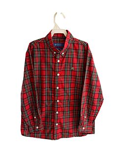 J. BAILEY  RED  PLAID  DRESS SHIRT