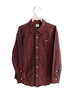CREWCUTS  RED  PLAID  DRESS SHIRT