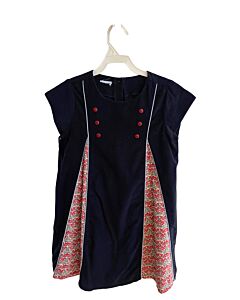 BELLA BLISS  BLUE CORDUROY FLORAL  DRESS