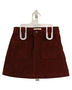 DL1961  MAROON CORDUROY   SKIRT