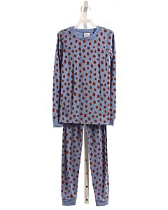 HANNA ANDERSSON  BLUE KNIT POLKA DOT  LOUNGEWEAR
