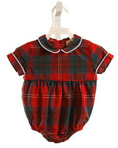 THE BEAUFORT BONNET COMPANY  RED  PLAID  BUBBLE