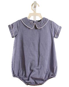 THE PROPER PEONY  BLUE  GINGHAM  BUBBLE