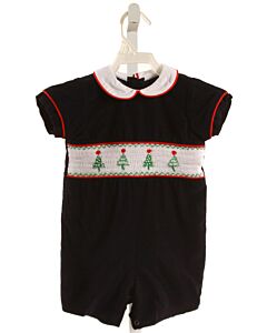 BELLA BLISS BLUE CORDUROY SMOCKED LONGALL