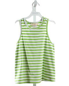 HANNAH KATE  LIME GREEN  STRIPED  KNIT TANK