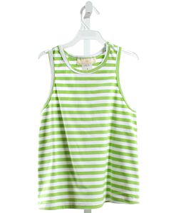 HANNAH KATE  LIME GREEN  STRIPED  KNIT TANK