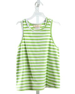 HANNAH KATE  LIME GREEN  STRIPED  KNIT TANK