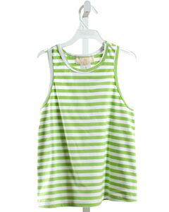 HANNAH KATE  LIME GREEN  STRIPED  KNIT TANK