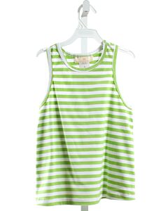 HANNAH KATE  LIME GREEN  STRIPED  KNIT TANK