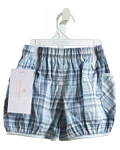 HANNAH KATE  BLUE  PLAID  SHORTS