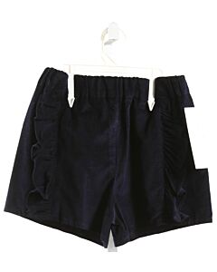 HANNAH KATE  NAVY CORDUROY   SHORTS WITH RUFFLE