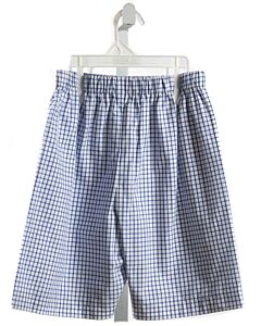 HANNAH KATE  BLUE  WINDOWPANE  SHORTS