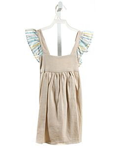 HANNAH KATE  BROWN LINEN   SLEEVELESS SHIRT