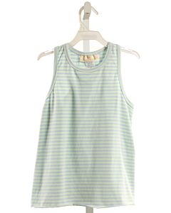 HANNAH KATE  GREEN  STRIPED  KNIT TANK