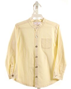 HANNAH KATE  YELLOW SEERSUCKER   DRESS SHIRT