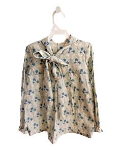 HANNAH KATE  BLUE  FLORAL  SHIRT-LS