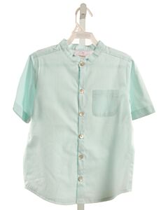 HANNAH KATE  MINT  STRIPED  DRESS SHIRT